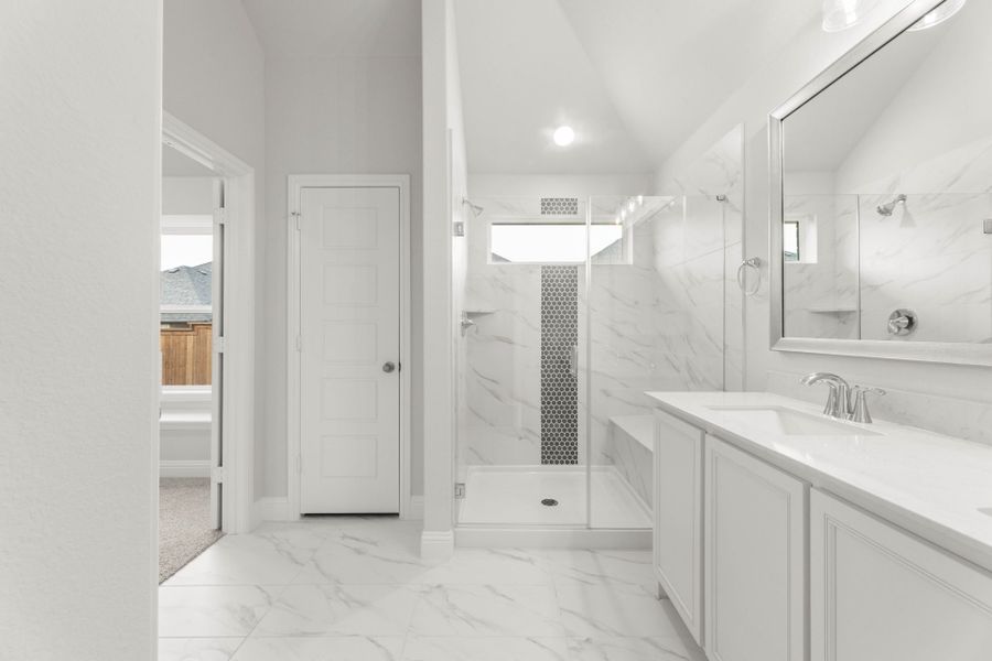 Furnished interior view inside a new home in Creekview Meadows, Pilot Point (Image 7).