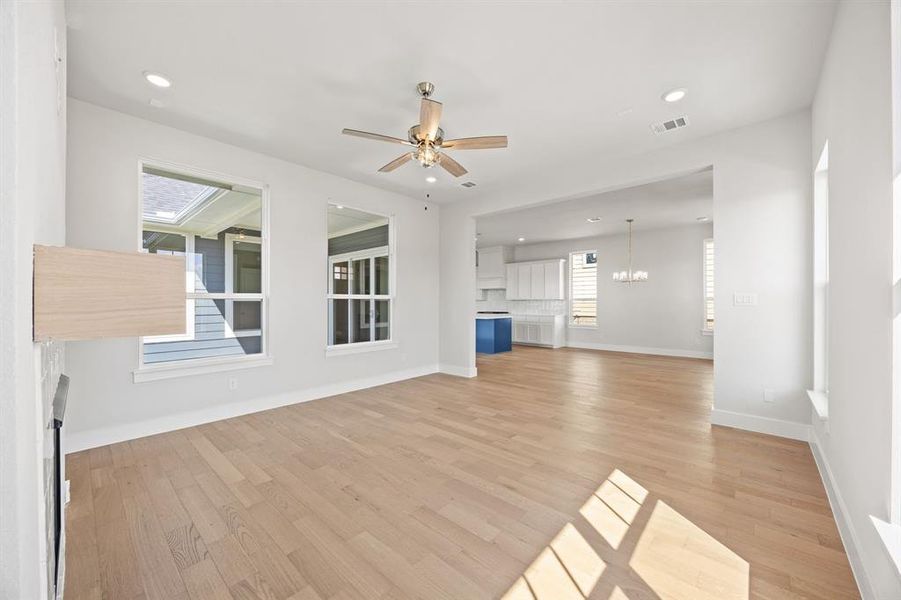 Spacious, unfurnished interior of a new home in The Heights at Uptown Celina, Celina (Image 20). Spacious, unfurnished interior of a new home in The Heights at Uptown Celina, Celina (Image 20).