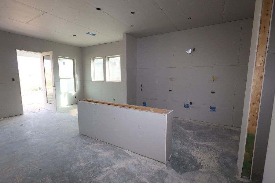 In-progress construction of a new home in Meridiana - Terrace Collection, Manvel, TX (Image 6).