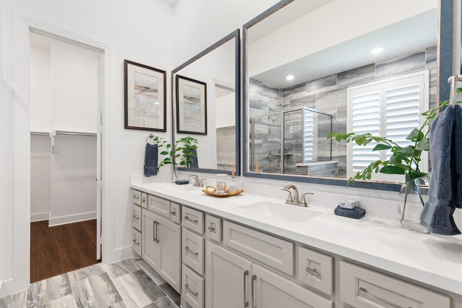 Representative Primary Bathroom - some options shown