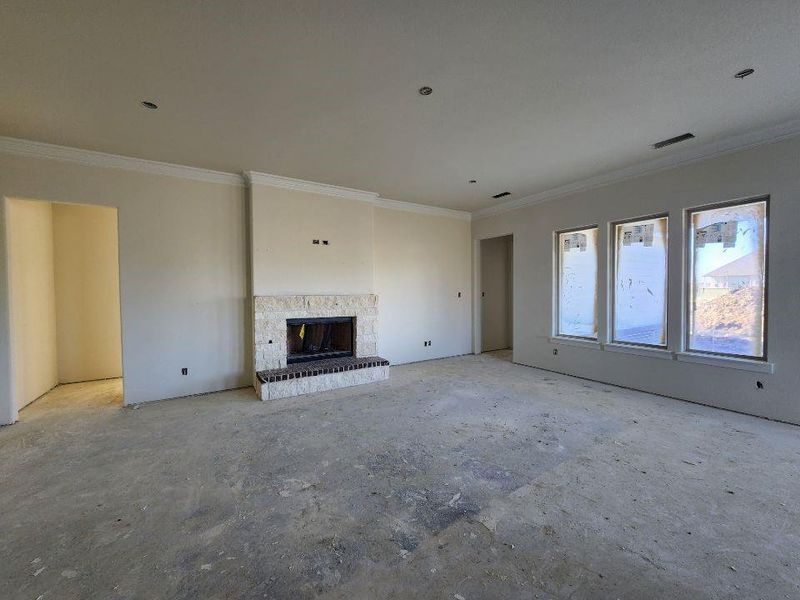 In-progress construction of a new home in Rocky Top, Krum, TX (Image 5). In-progress construction of a new home in Rocky Top, Krum, TX (Image 5).