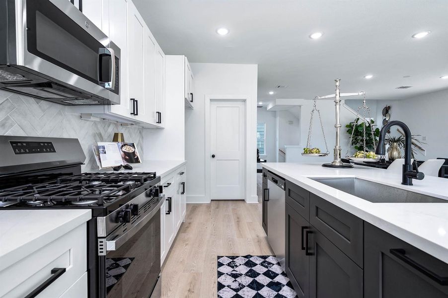 Furnished interior view inside a new home in , Houston (Image 12).