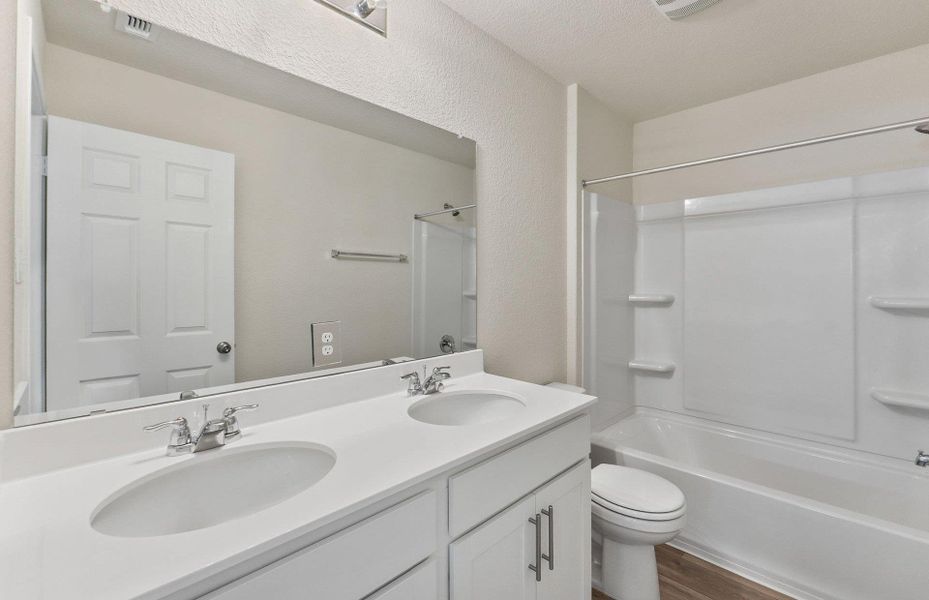 Furnished interior view inside a new home in Sonterra, Jarrell (Image 10).