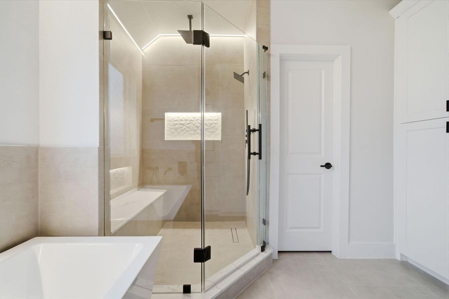 Furnished interior view inside a new home in , Houston (Image 33).