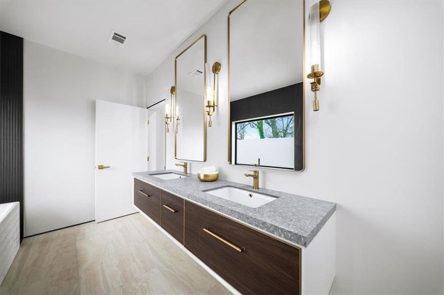 Furnished interior view inside a new home in , Atlanta (Image 11).