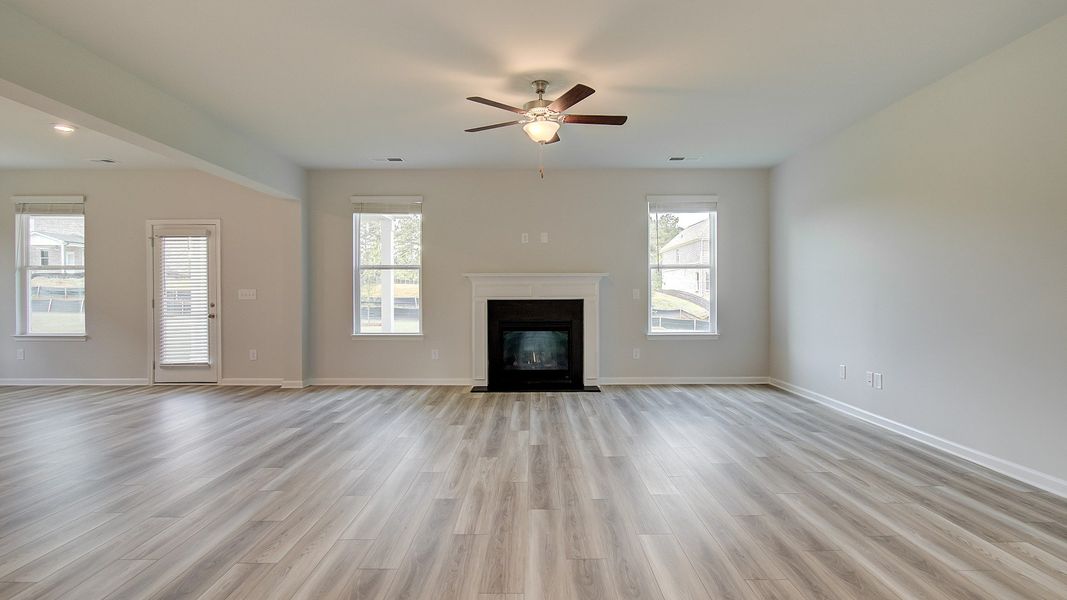 Furnished interior view inside a new home in Westwind Estates, Hampton (Image 10).