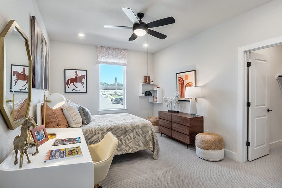 Furnished interior view inside a new home in Travisso, Leander (Image 11).