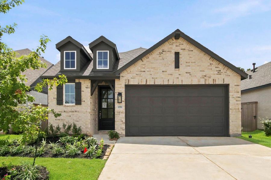 Elevation C - Home includes front and back sprinkler system Elevation C - Home includes front and back sprinkler system