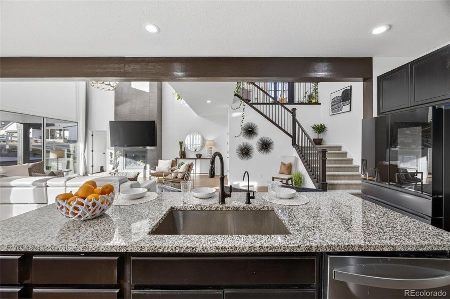 Furnished interior view inside a new home in , Parker (Image 33).