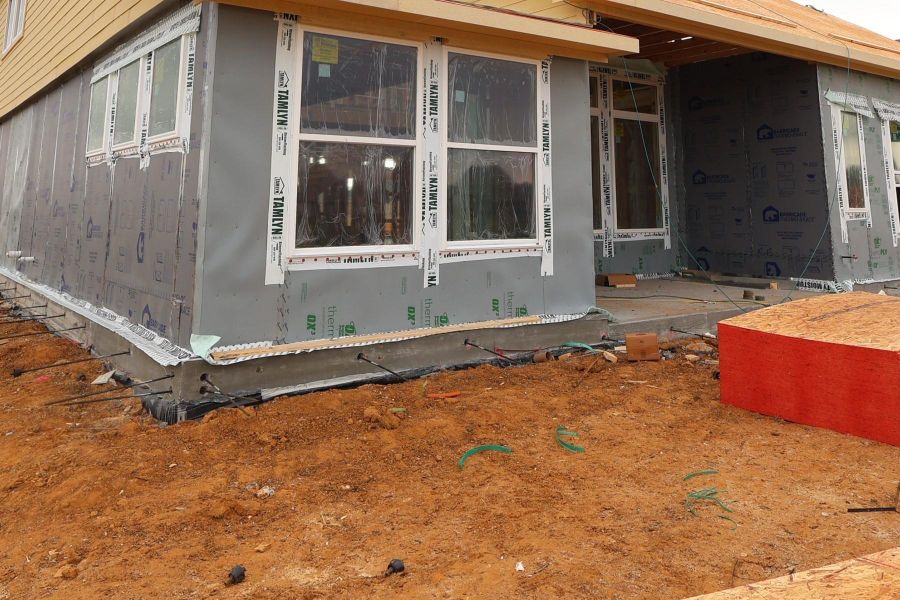 In-progress construction of a new home in Oakwood Estates, Waller, TX (Image 4).