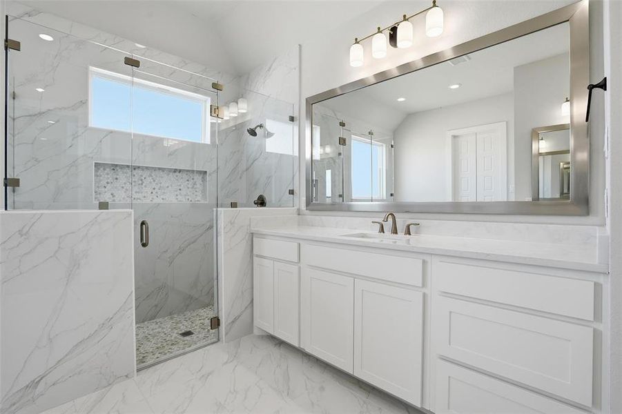 Furnished interior view inside a new home in Aledo Heights - Aledo ISD, Aledo (Image 14).