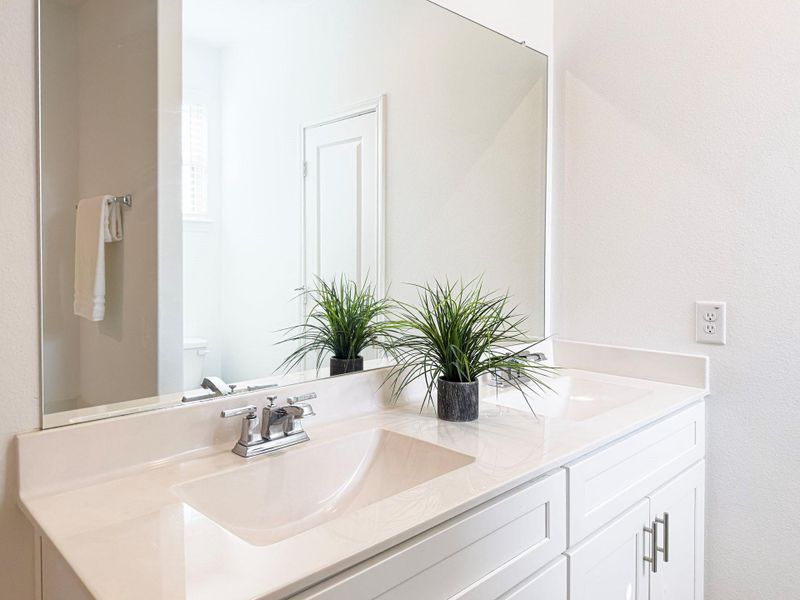 Furnished interior view inside a new home in Marvida, Cypress (Image 12).