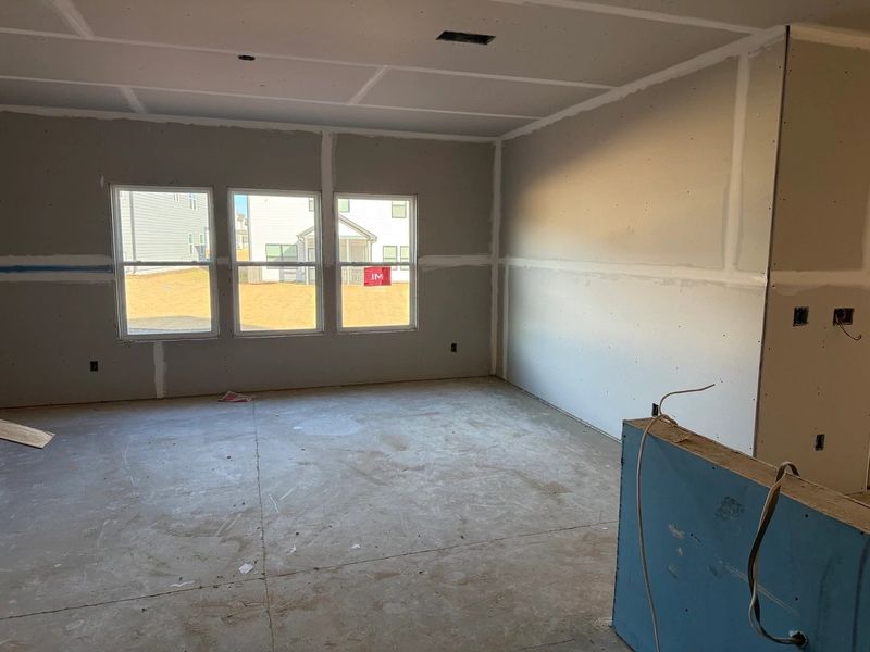 Family Room featuring the AW Collection® Sapphire - Bold tones and playful patterns shine here.