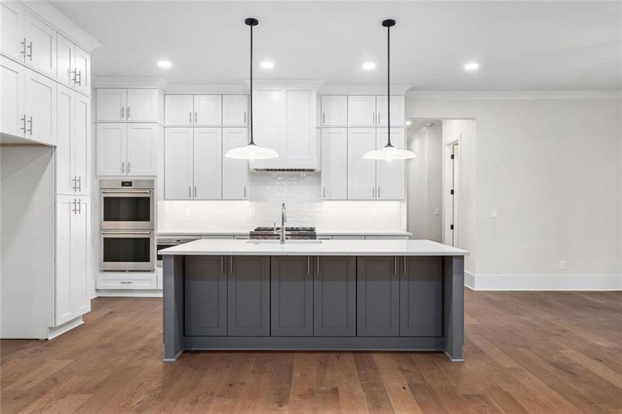 Furnished interior view inside a new home in , Atlanta (Image 44).