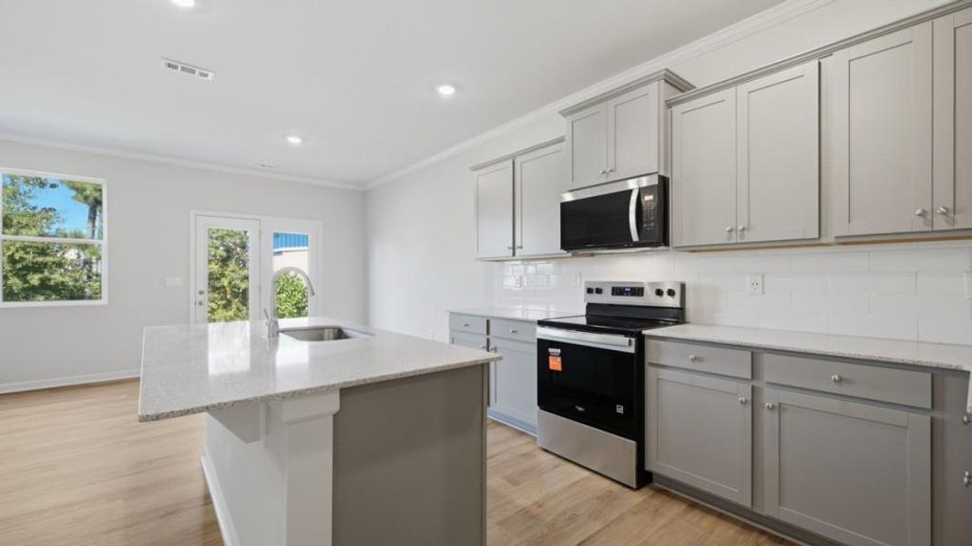 Furnished interior view inside a new home in Hughes Court, Dawsonville (Image 6).