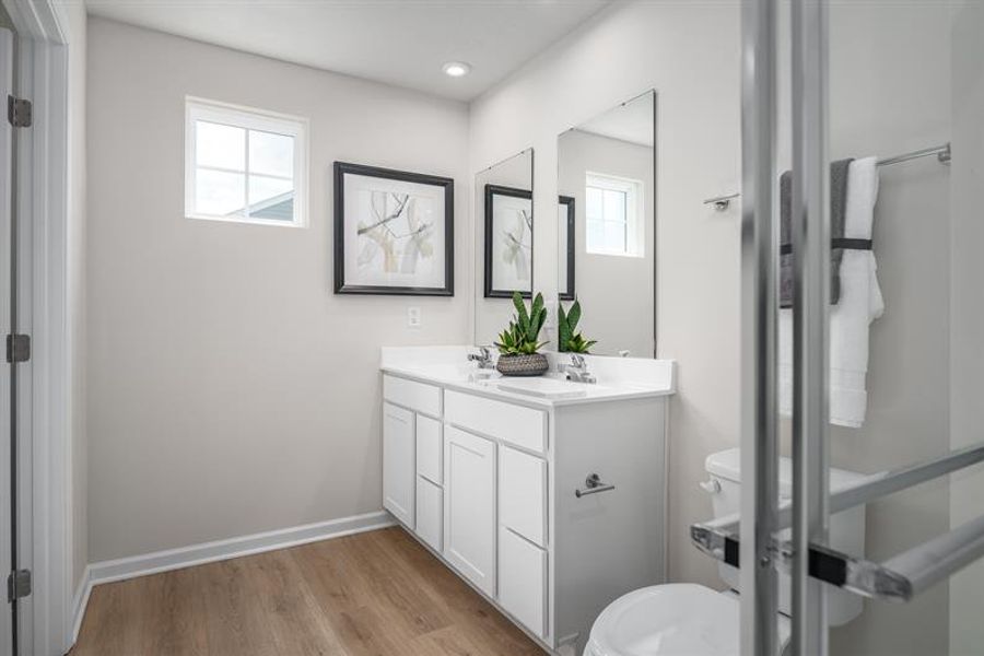 Furnished interior in a model home at Cumberland Landing in Gallatin (Image 16).