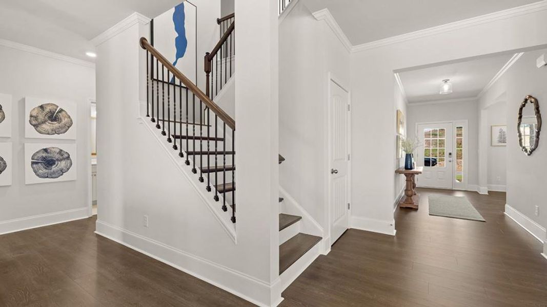 Furnished interior view inside a new home in Thalley Creek Estates, Cumming (Image 37).
