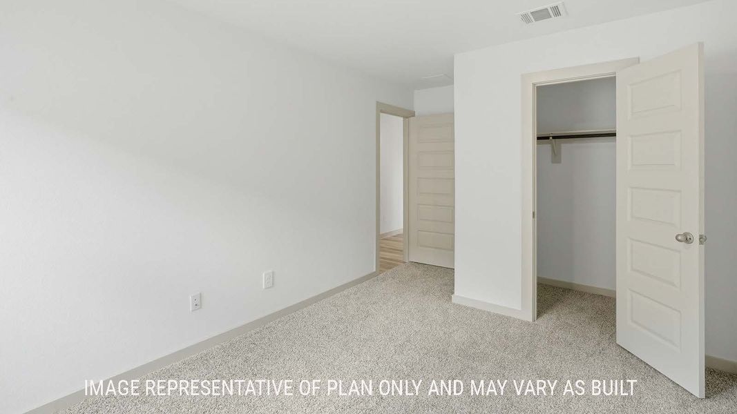 Representative unfurnished interior of a home built from the Elgin by D.R. Horton in Reserve at Mallard Lakes, Orange (Image 21).