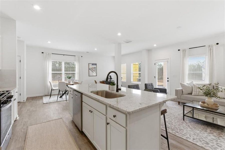 Furnished interior view inside a new home in Park Center Pointe, Mableton (Image 13).