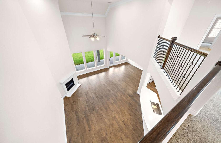 Representative unfurnished interior of a home built from the 4094 by Ravenna Homes in Artavia 70′, Conroe (Image 48).