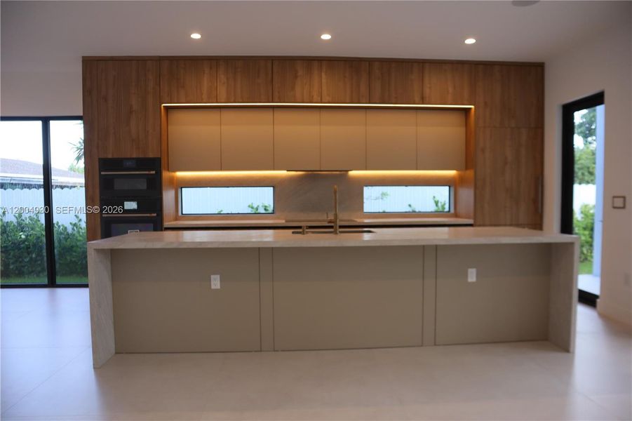 Furnished interior view inside a new home in , Miami (Image 10).