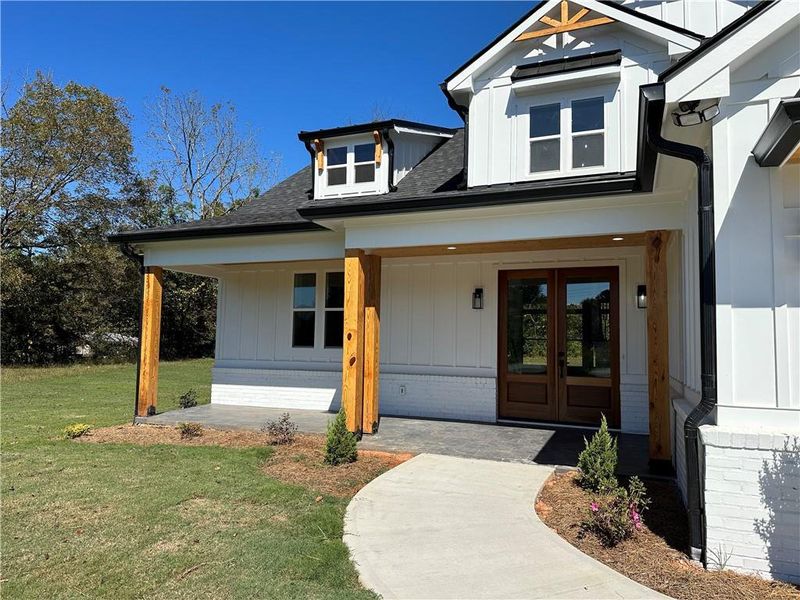 Exterior details and patio area of a home in , Maysville (Image 22).