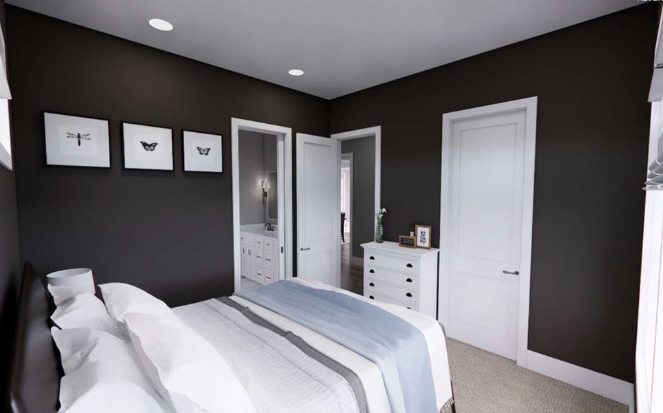 Representative furnished interior of a home built from the Milton by Zeal Home Builders in Patti Lynn Hills, Paradise (Image 25).