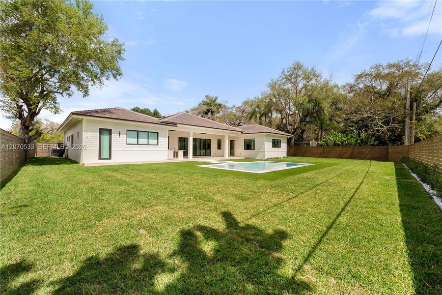 Exterior details and patio area of a home in , Miami (Image 28). Exterior details and patio area of a home in , Miami (Image 28).