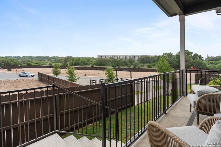 Exterior details and patio area of a home in Prominence – Now Selling, San Antonio (Image 3).