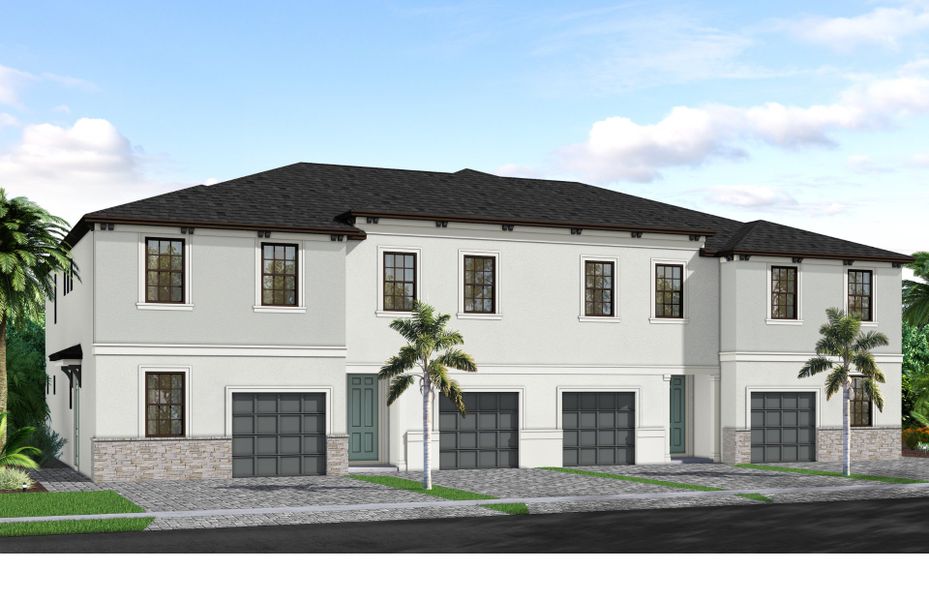 Townhome 4-Unit Exterior