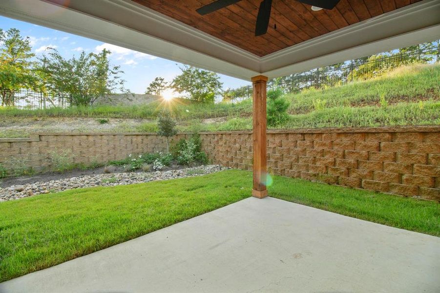 Exterior details and patio area of a home in , Tyler (Image 28).