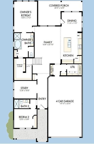 The success of a floor plan is the way you can move through it…You’ll be amazed at how well this home lives…We call it traffic patterns.