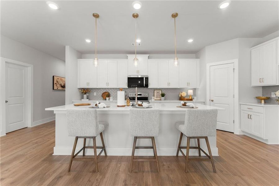 Furnished interior view inside a new home in , Dawsonville (Image 7).