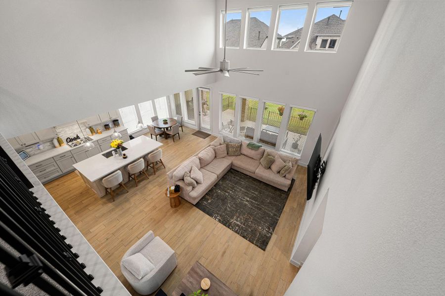 Furnished interior view inside a new home in , Manvel (Image 27).