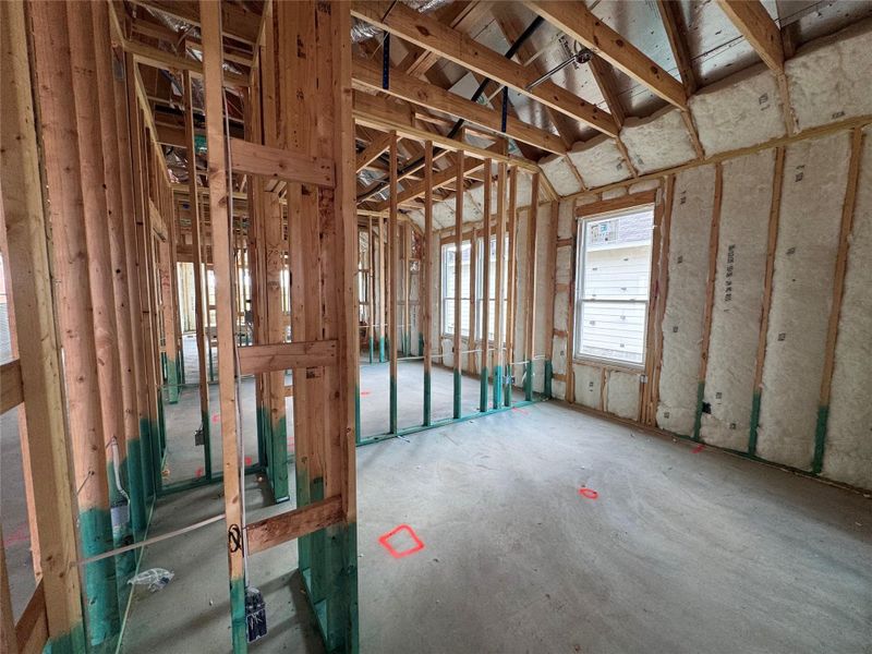 In-progress construction of a new home in Willow Springs, Creedmoor, TX (Image 22). In-progress construction of a new home in Willow Springs, Creedmoor, TX (Image 22).