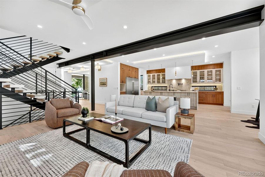 Furnished interior view inside a new home in , Denver (Image 8).