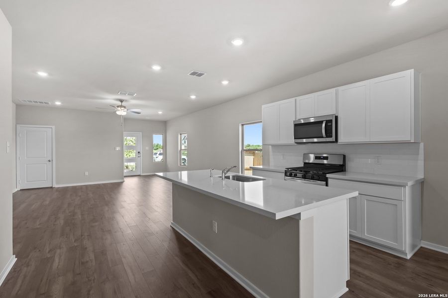 Furnished interior view inside a new home in The Parklands, Schertz (Image 8).