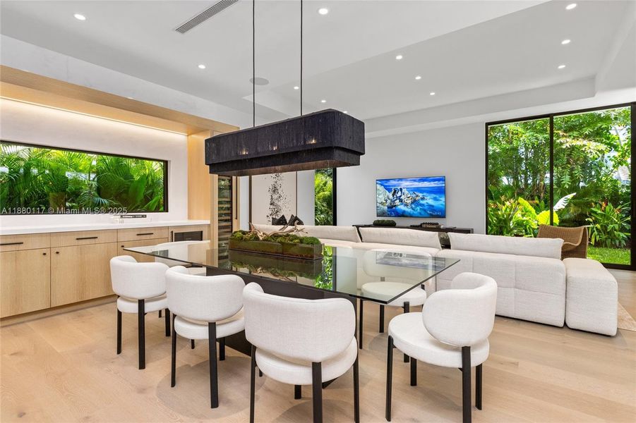 Furnished interior view inside a new home in , Miami (Image 40).