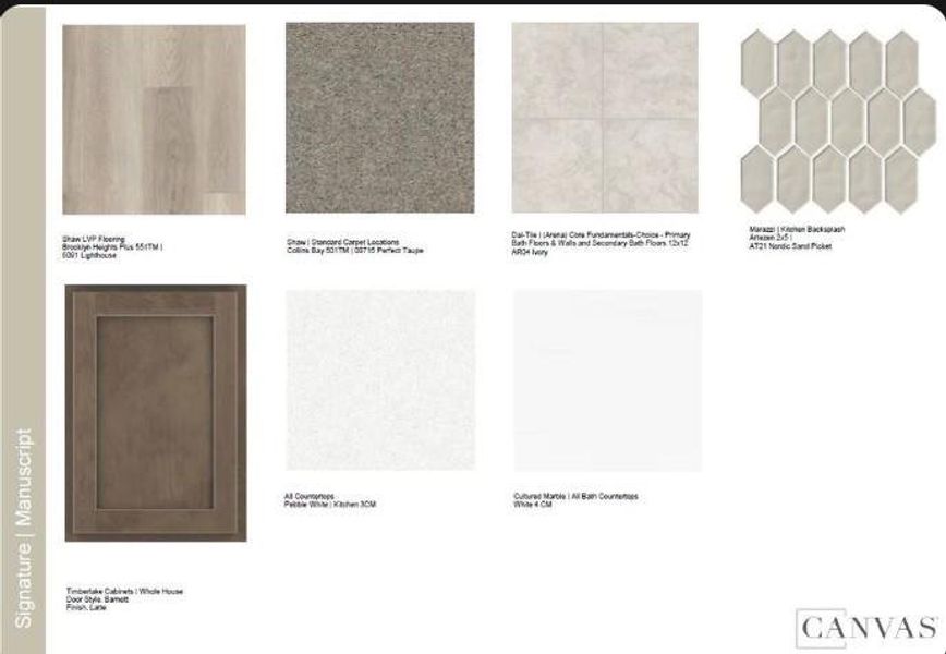 Sample of building materials used in homes in Oakmead, Buford (Image 26). Sample of building materials used in homes in Oakmead, Buford (Image 26).