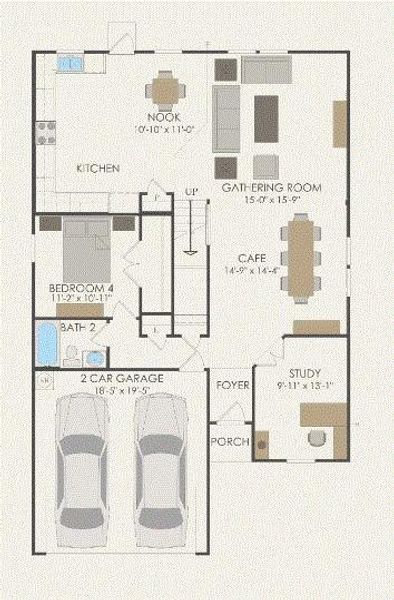 Pulte Homes, Mesilla floor plan