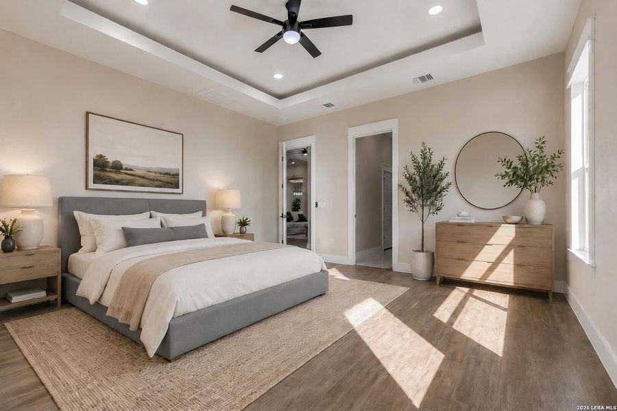 Furnished interior view inside a new home in , La Vernia (Image 10). Furnished interior view inside a new home in , La Vernia (Image 10).