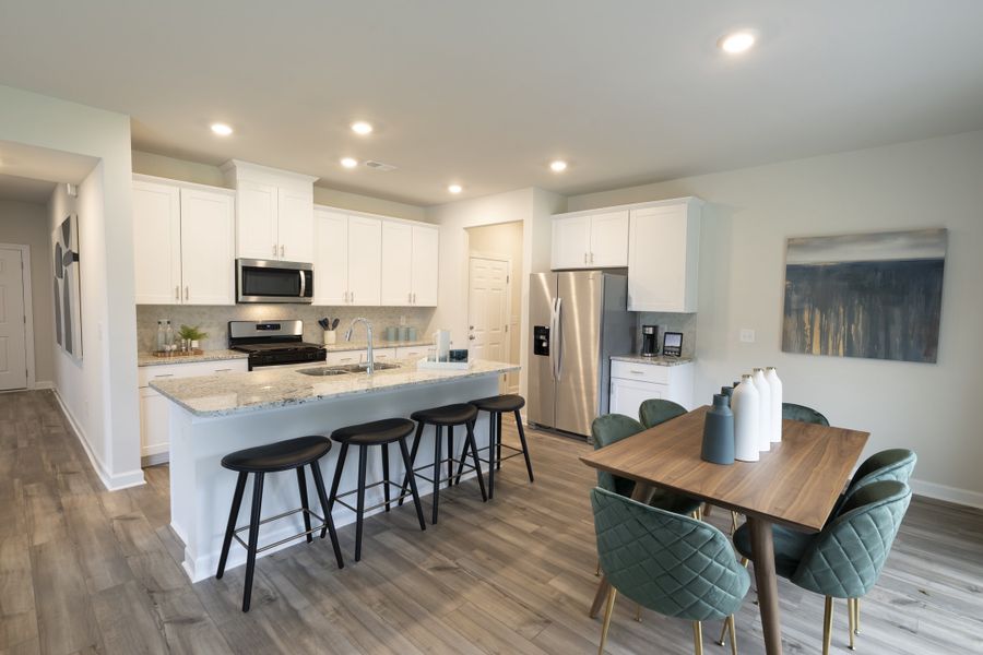 The Brentwood floorplan modeled at Vickery Station.