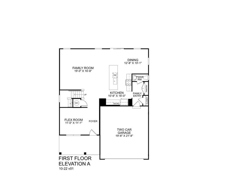 2D floor plan layout for the Columbia by Ryan Homes in Gates Run, Gates, NC (Image 2). 2D floor plan layout for the Columbia by Ryan Homes in Gates Run, Gates, NC (Image 2).