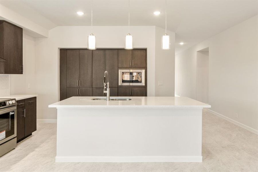 Furnished interior view inside a new home in Georgetown at Kings Fort, Kaufman (Image 7).