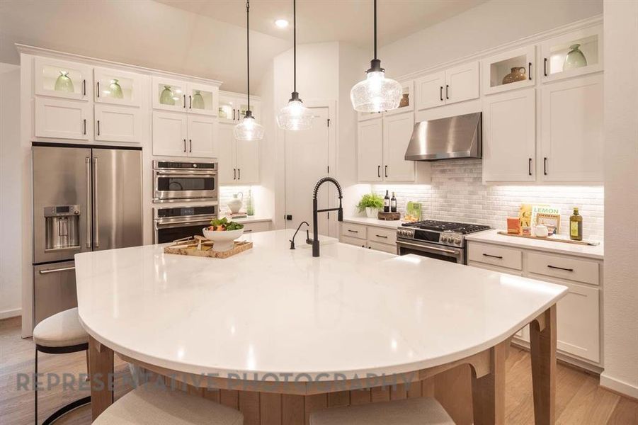 Furnished interior view inside a new home in Gateway Village - The Reserve: 50ft. lots, Denison (Image 16).