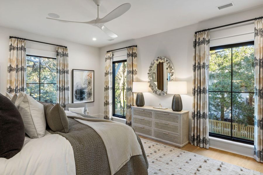 Furnished interior view inside a new home in , Sullivan's Island (Image 20).