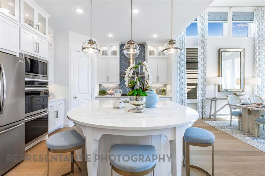 Furnished interior view inside a new home in Star Trail, Prosper (Image 8).