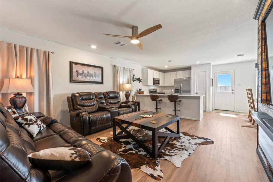 Furnished interior view inside a new home in Sterling Point at Baytown Crossings: Watermill Collection, Baytown (Image 15).