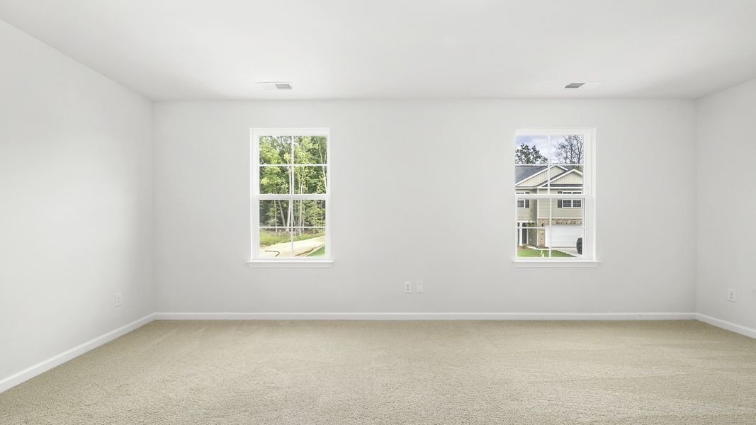 Spacious, unfurnished interior of a new home in Country Creek, Lexington (Image 17). Spacious, unfurnished interior of a new home in Country Creek, Lexington (Image 17).