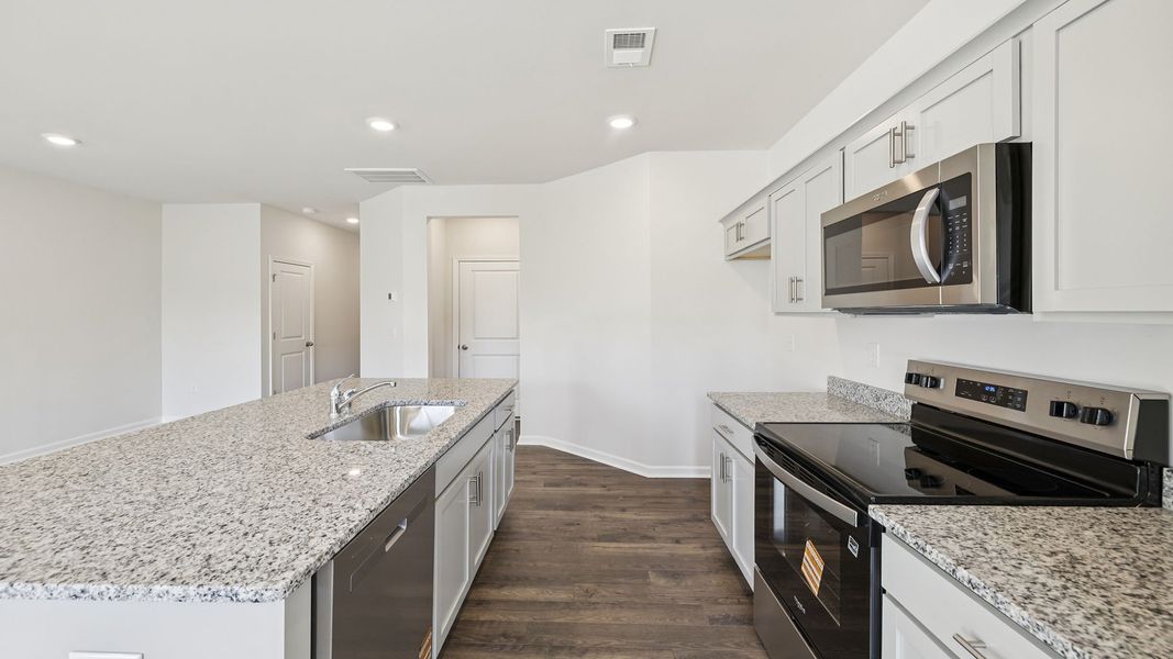 Furnished interior view inside a new home in Brookside Ridge Townhomes, Greer (Image 10).